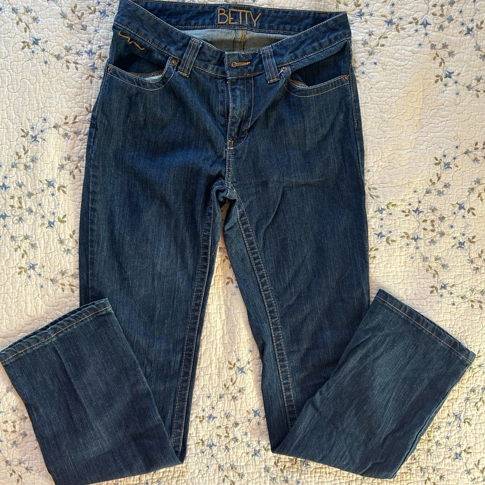 Kimes Ranch Betty Denim Boot Cut Dark Wsh Jeans Blue Size 6 / 32. SHIPS IN 24hrs